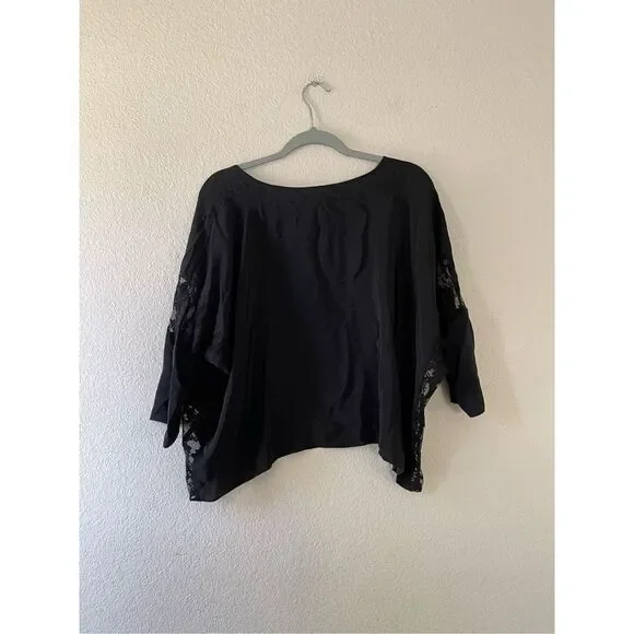 Amanda uprichard 100% silk oversized blouse size xs - Picture 2 of 5